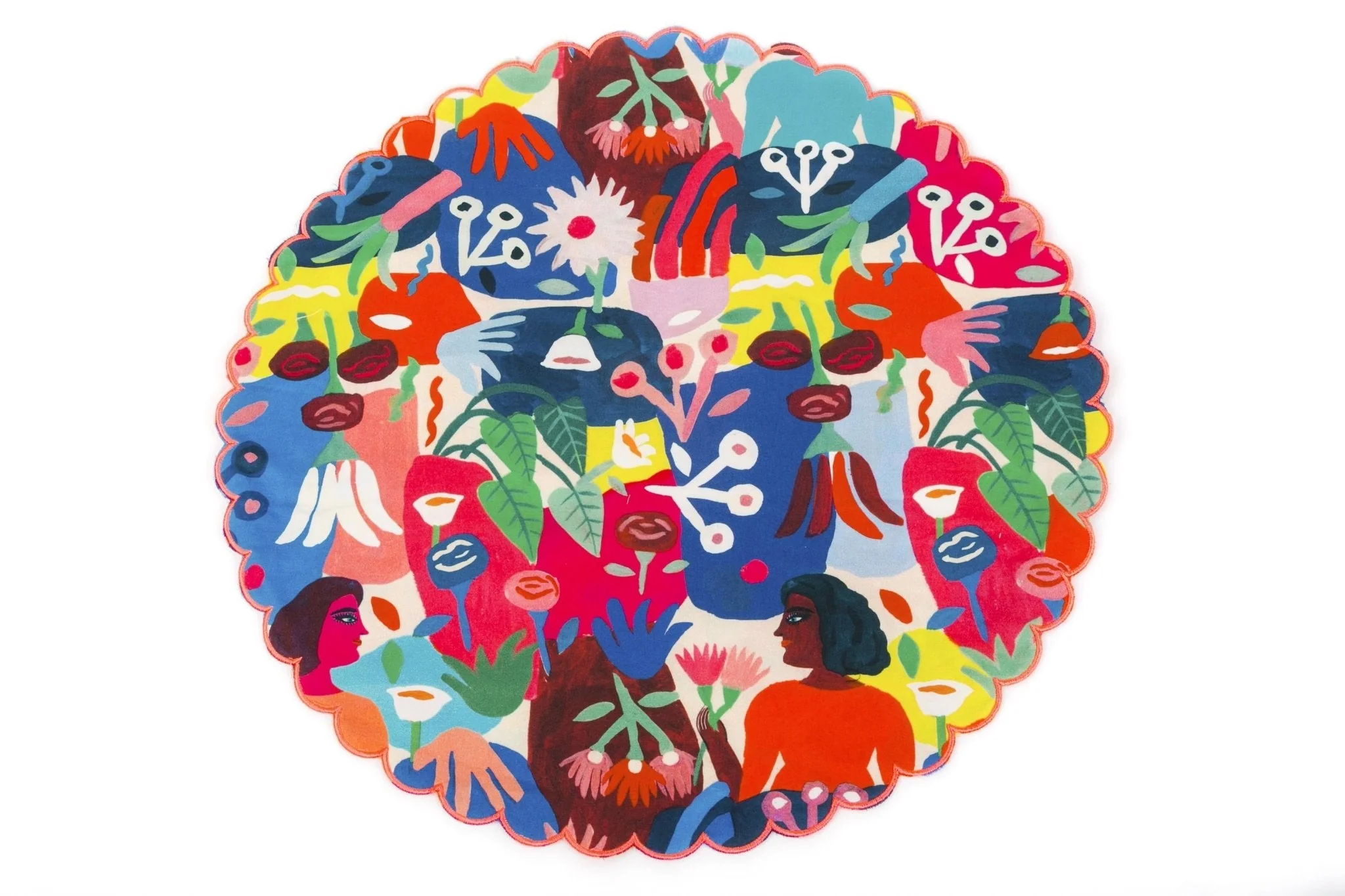 SET OF 2 ROUND PLACE MAT - Image 4