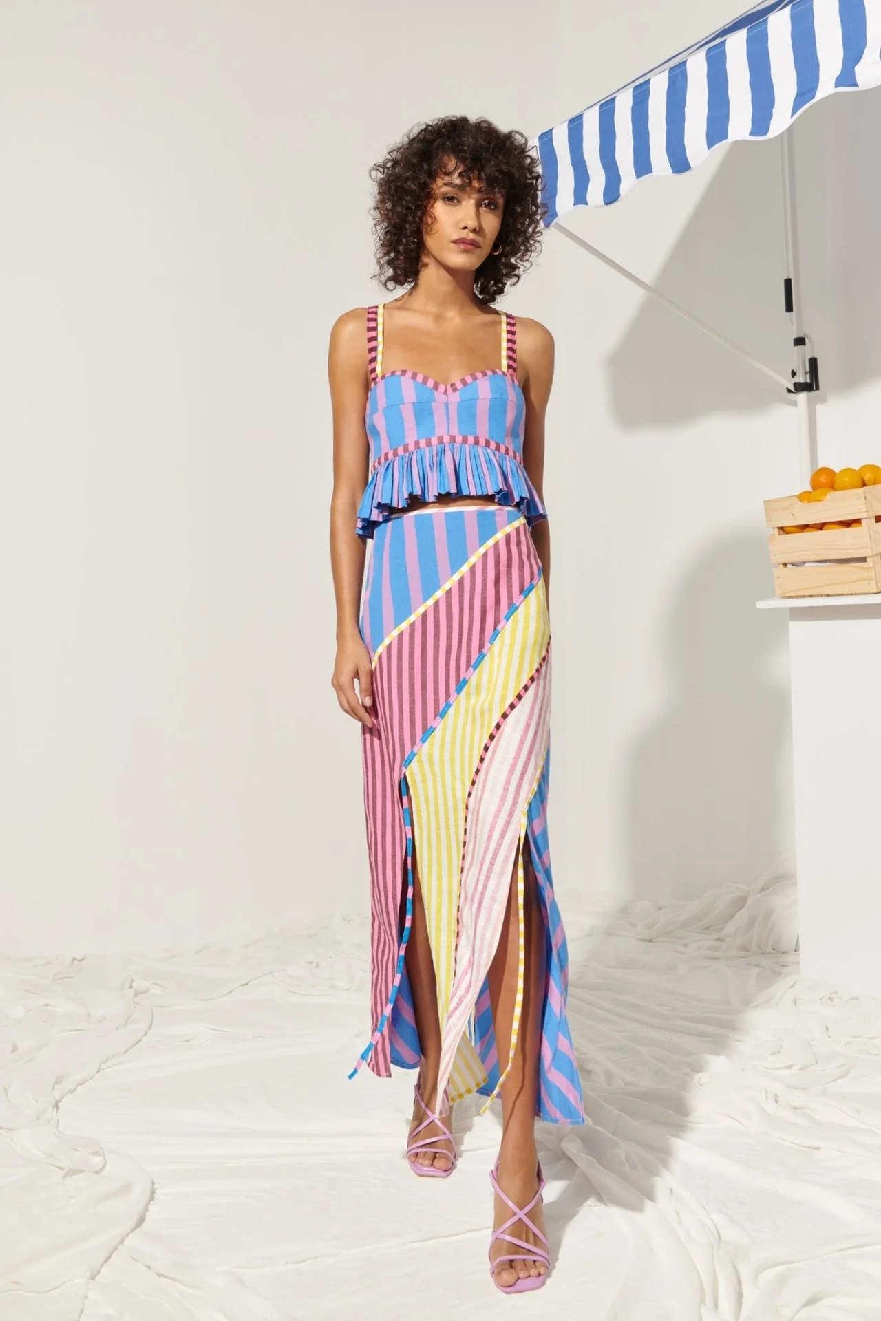 Souci Skirt Stripe - Image 3