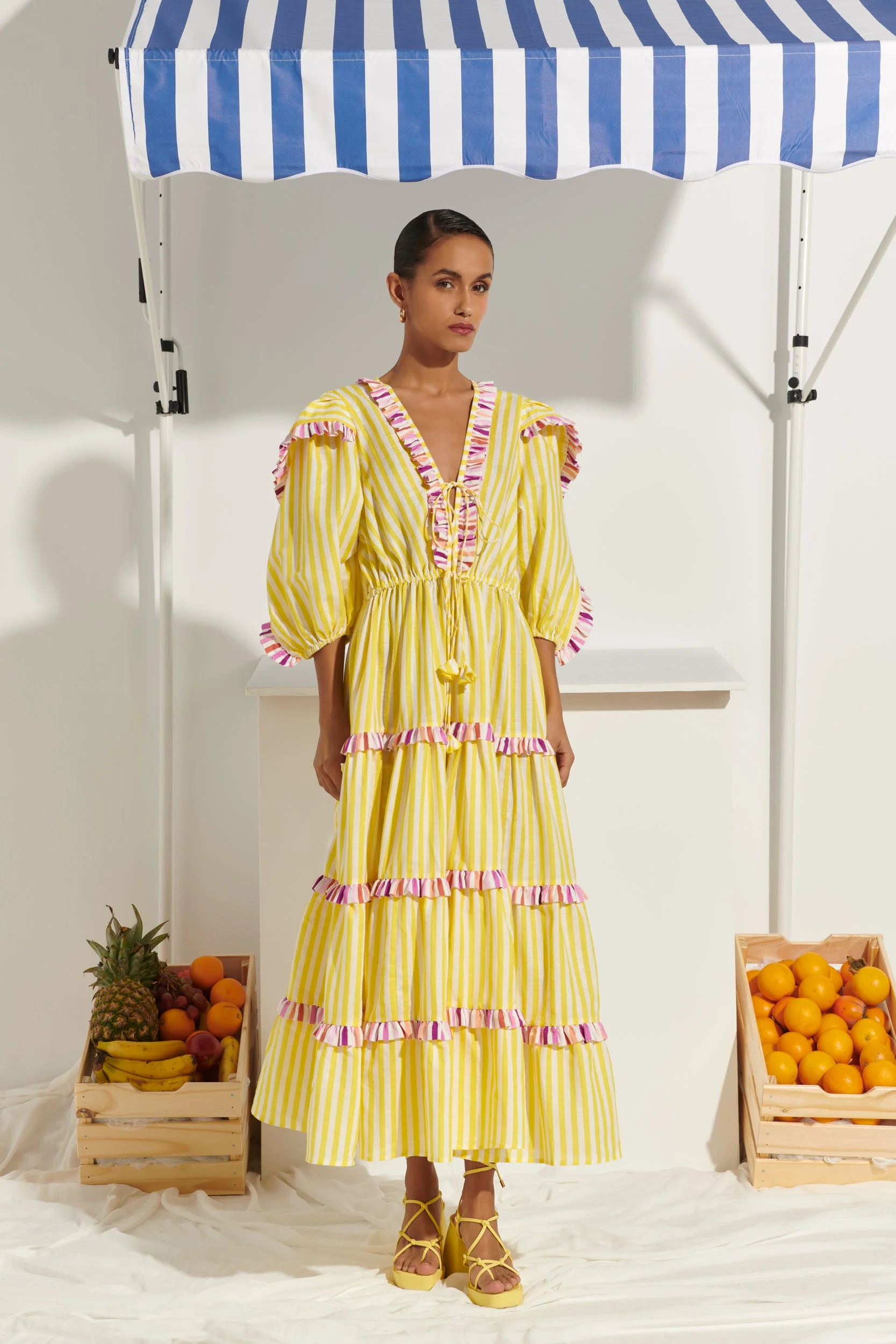 Teresa Dress Yellow