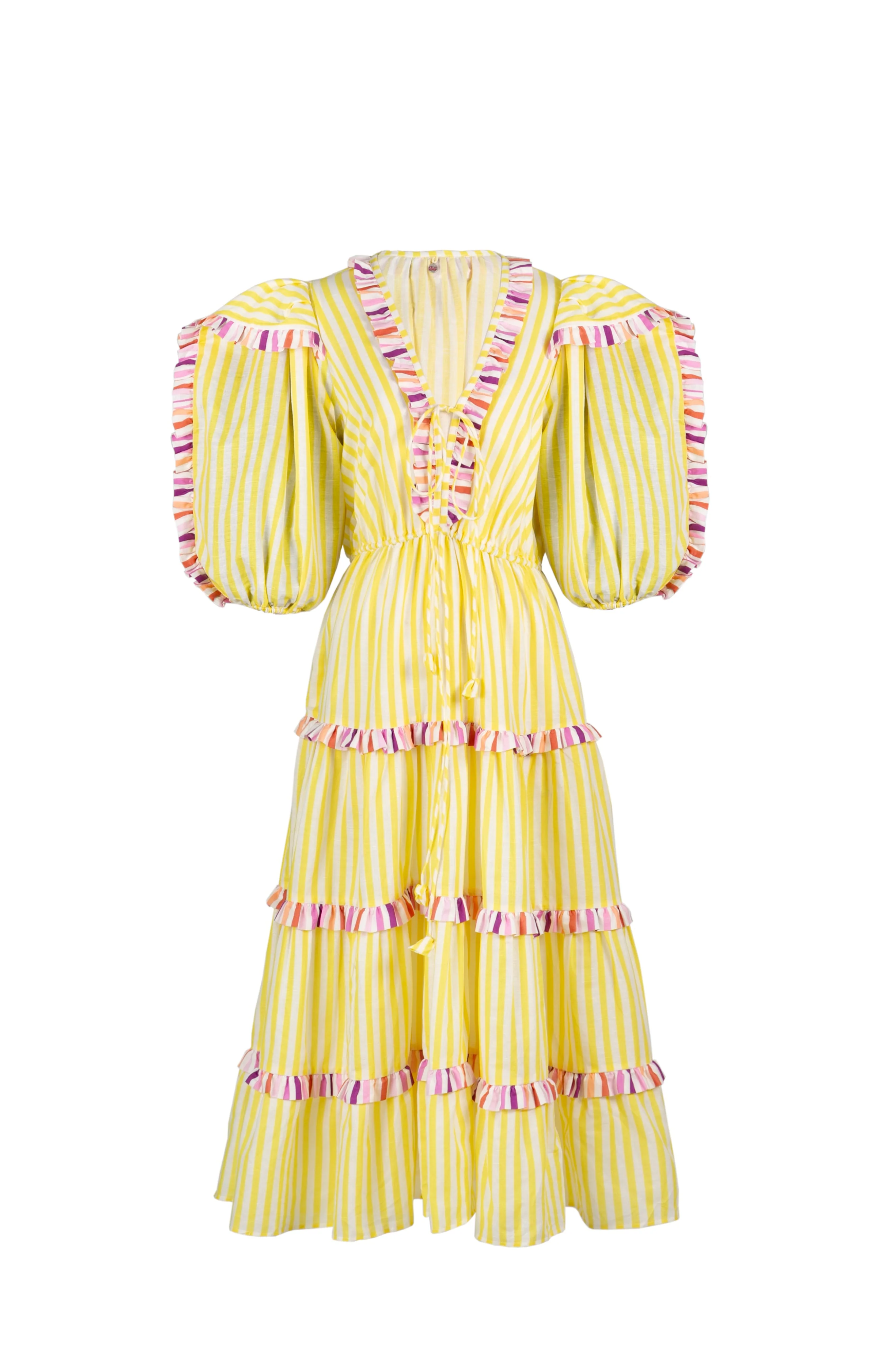 Teresa Dress Yellow - Image 2