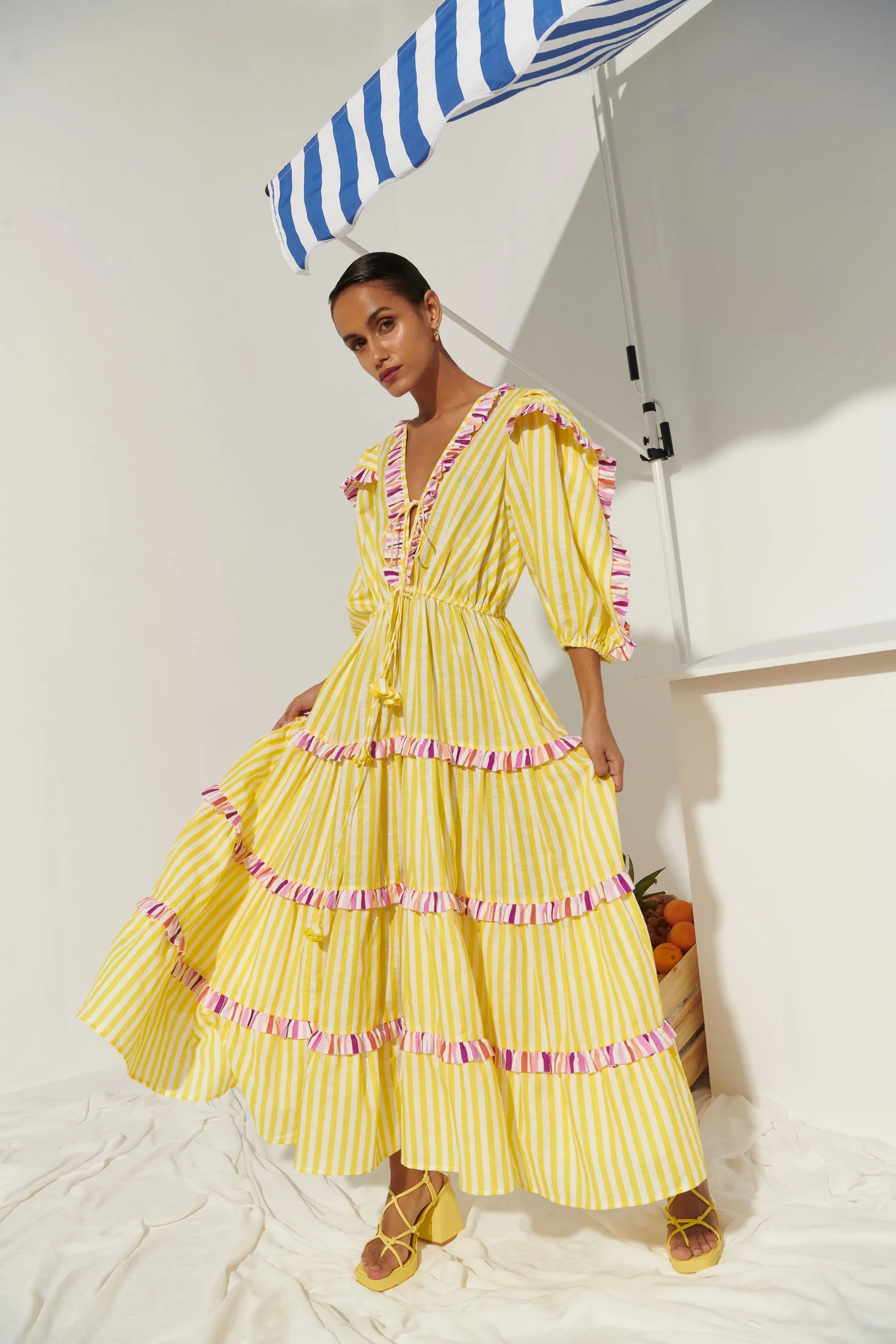 Teresa Dress Yellow - Image 3