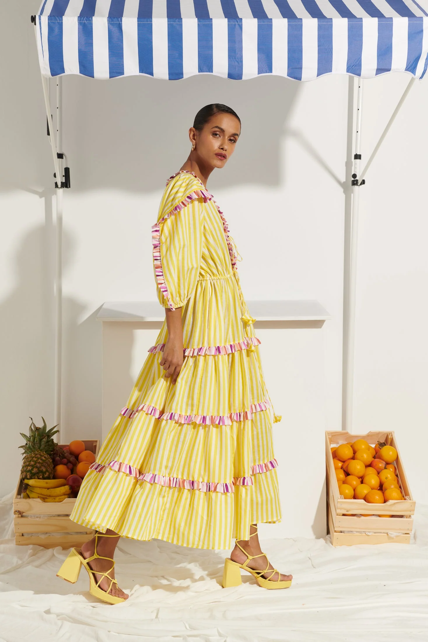 Teresa Dress Yellow - Image 6