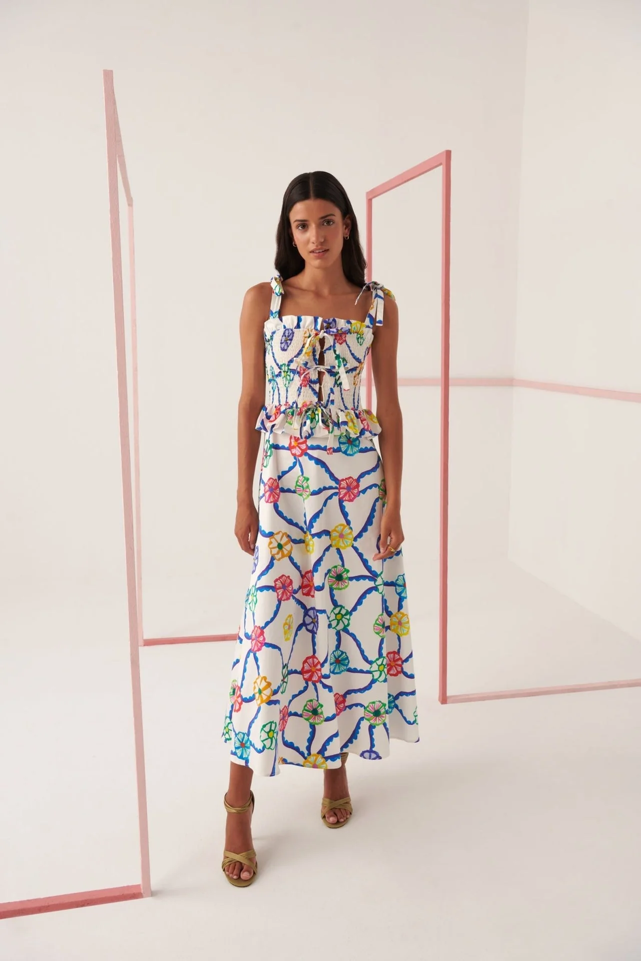Turpan Blue Dress - Image 3
