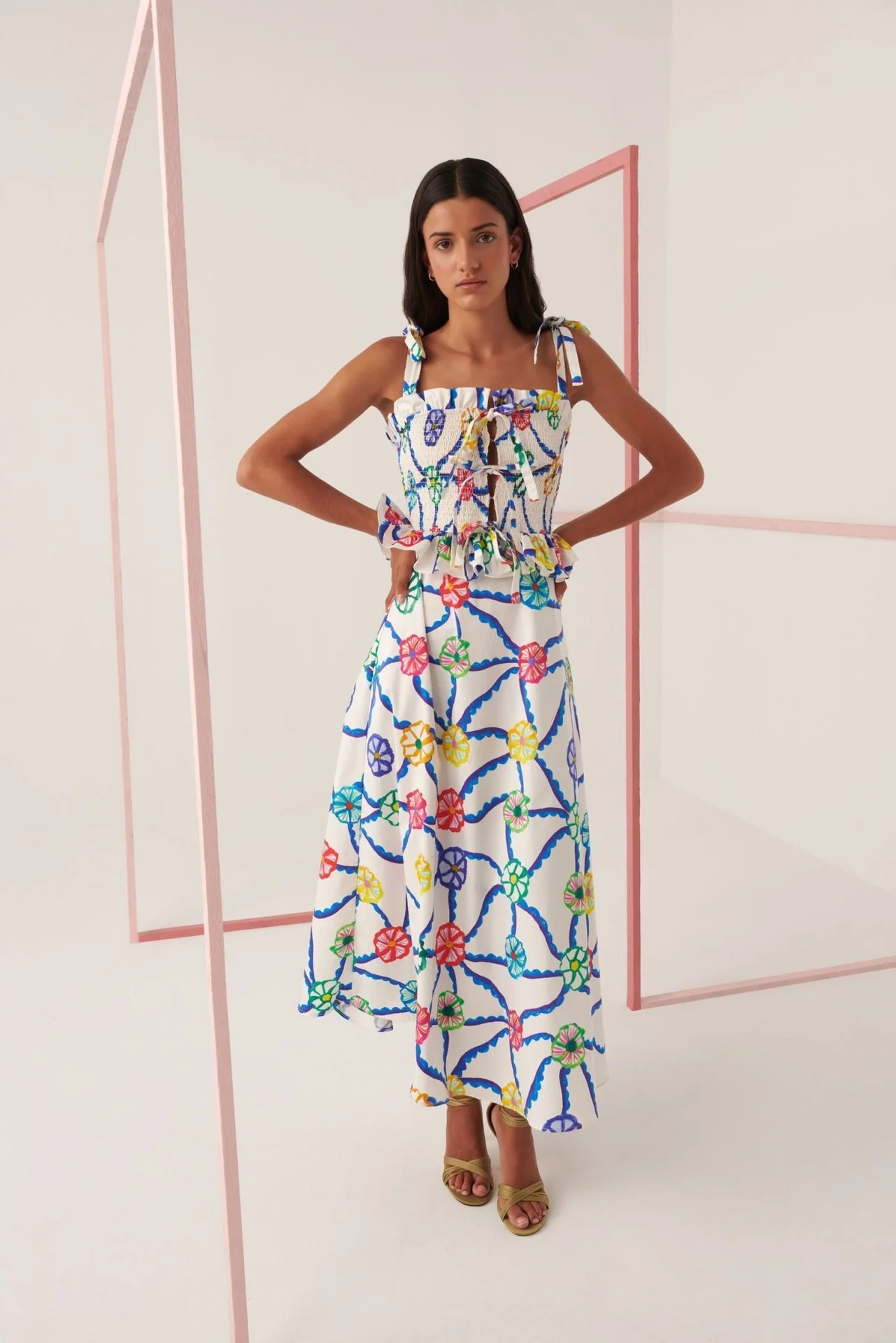 Turpan Blue Dress - Image 4