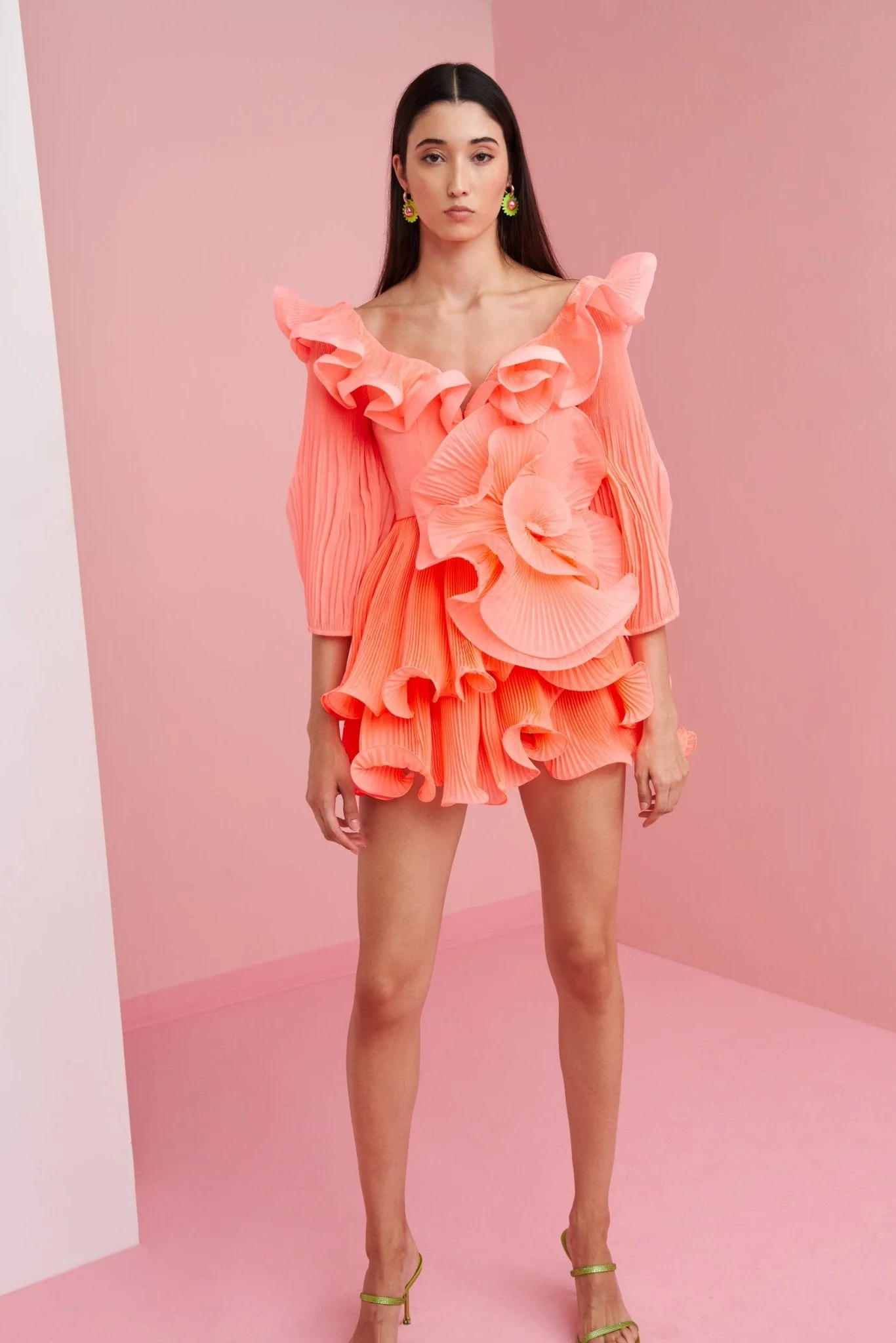 Utopía Dress Neon Pink - Image 2
