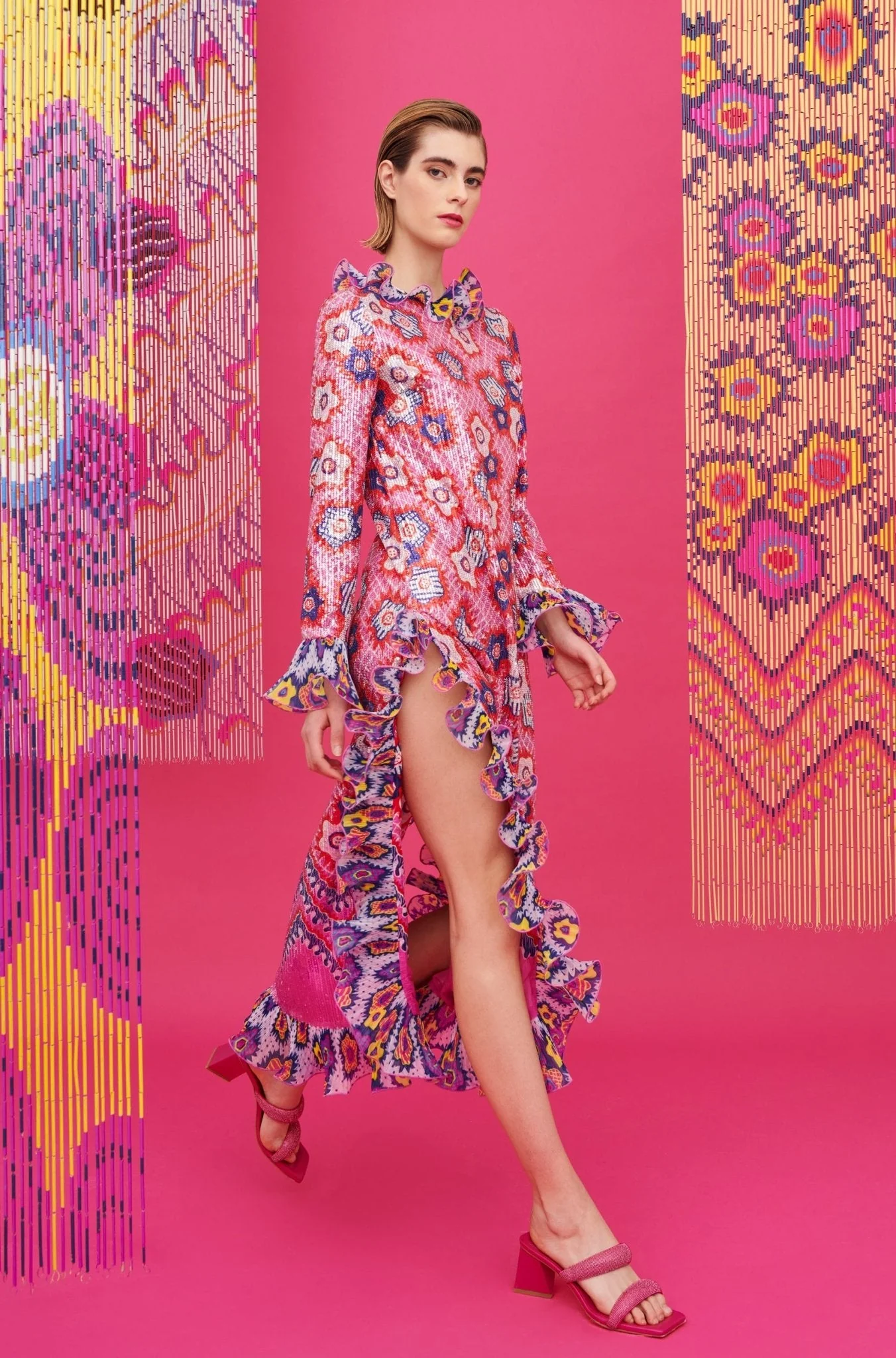 ZANDRA DRESS PINK - Image 2