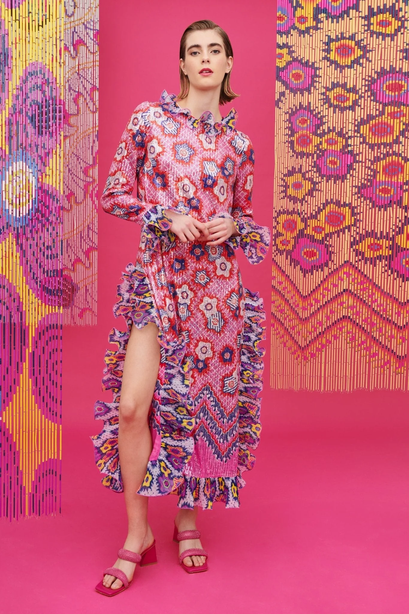ZANDRA DRESS PINK - Image 3