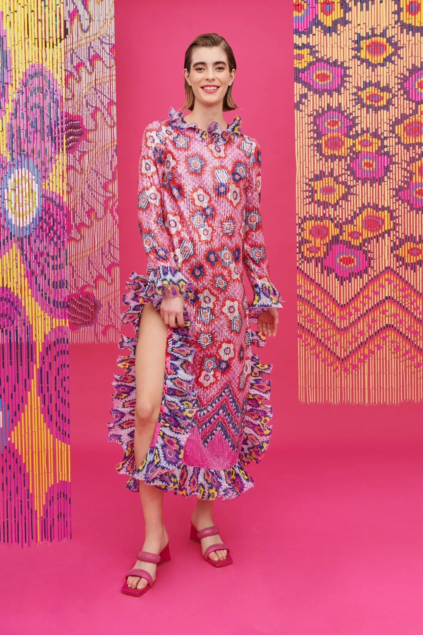 ZANDRA DRESS PINK - Image 4