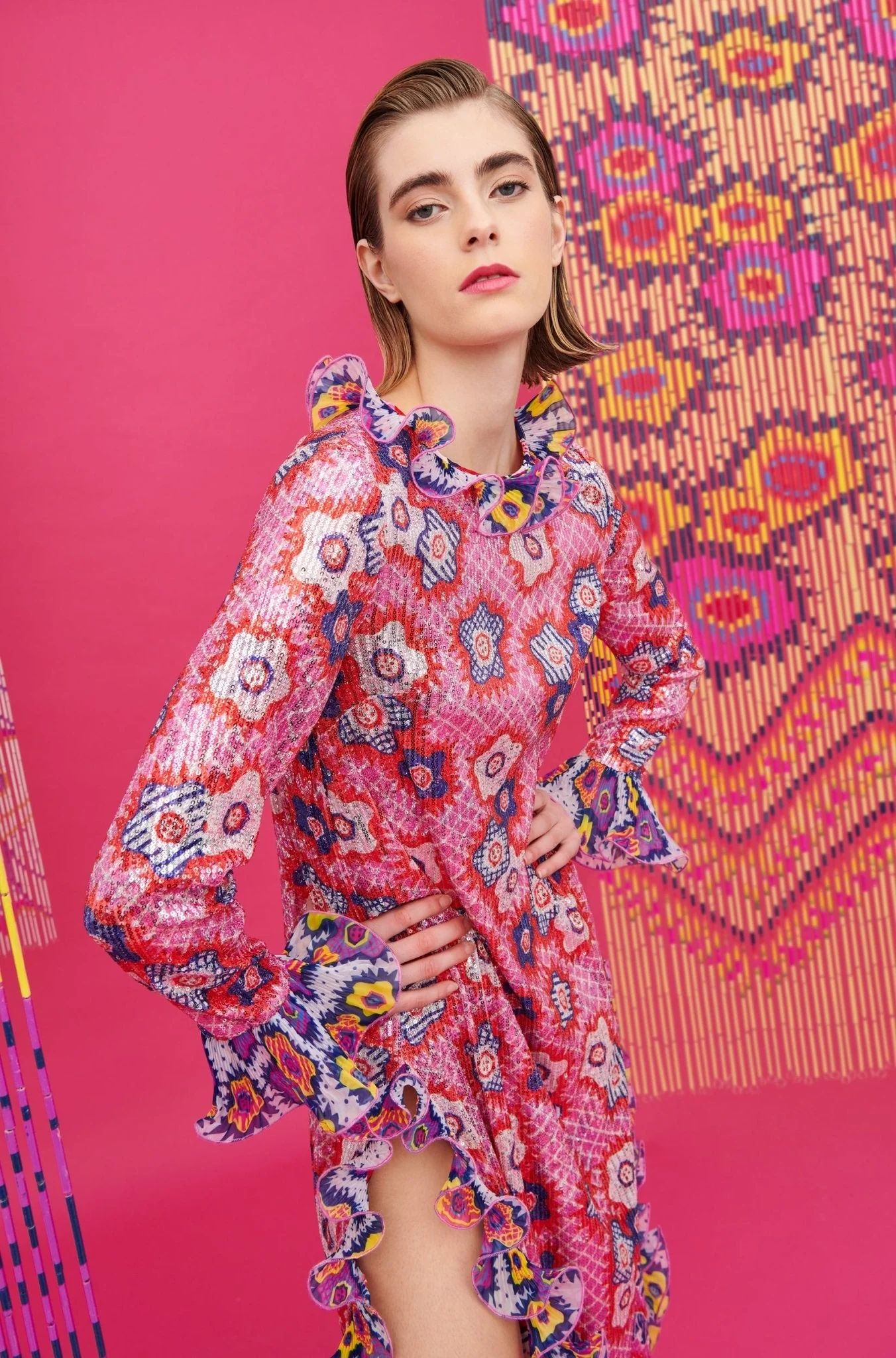 ZANDRA DRESS PINK - Image 7