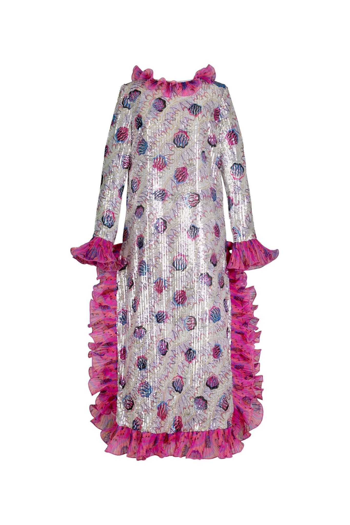 ZANDRA DRESS SILVER